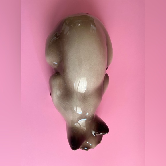 Ceramic Siamese, cat with green eyes - excellent condition - Picture 4 of 7